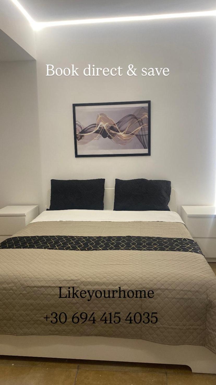 Navy Apartment With Mountain View &Private Parking Vatos Bagian luar foto